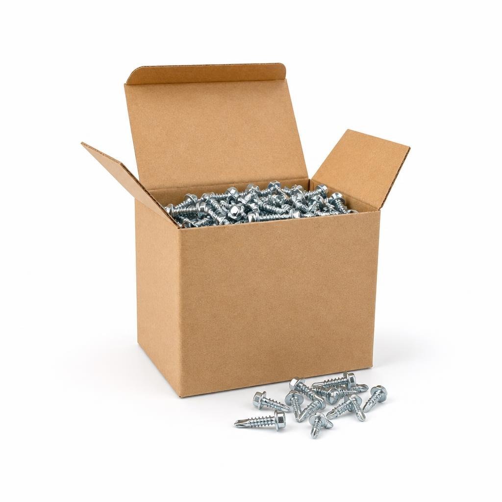QT #10 X 1" DS525HO HEX.SELF DRILLING SCREW (1000PCS/BOX)