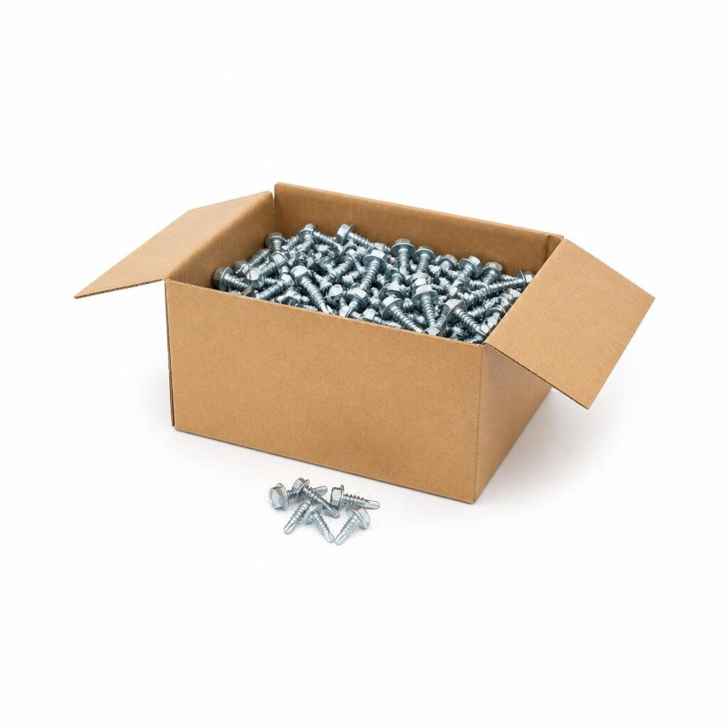 QT #10 X 3/4" DS520HWR HEX. RUSP SELF DRILLING SCREW (500PCS/BOX)