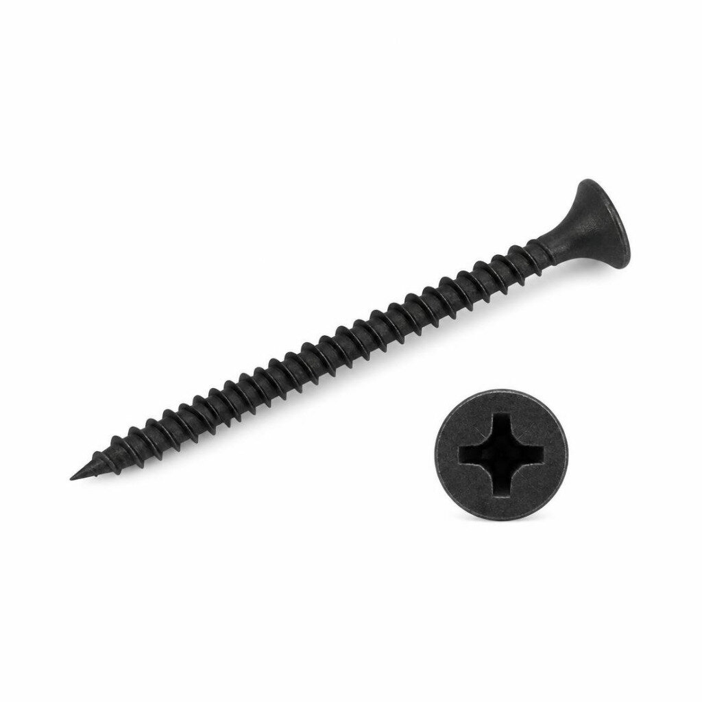 QT #8 X 1 1/4" ZPH DRYWALL SCREW (1000PCS/K , 16K/CTN)