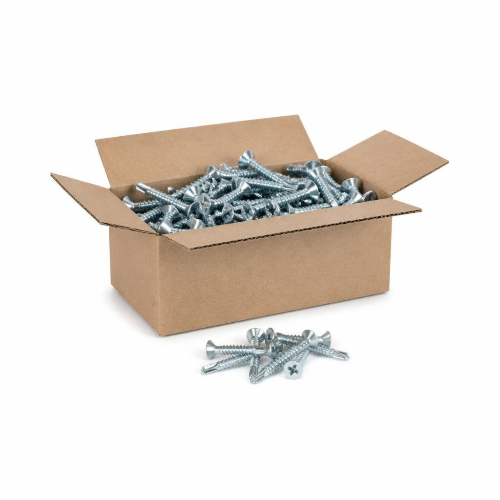 QT #8 X 2 1/2" FH465 SELF DRILLING SCREW (500PCS/BOX , 8K/CTN)