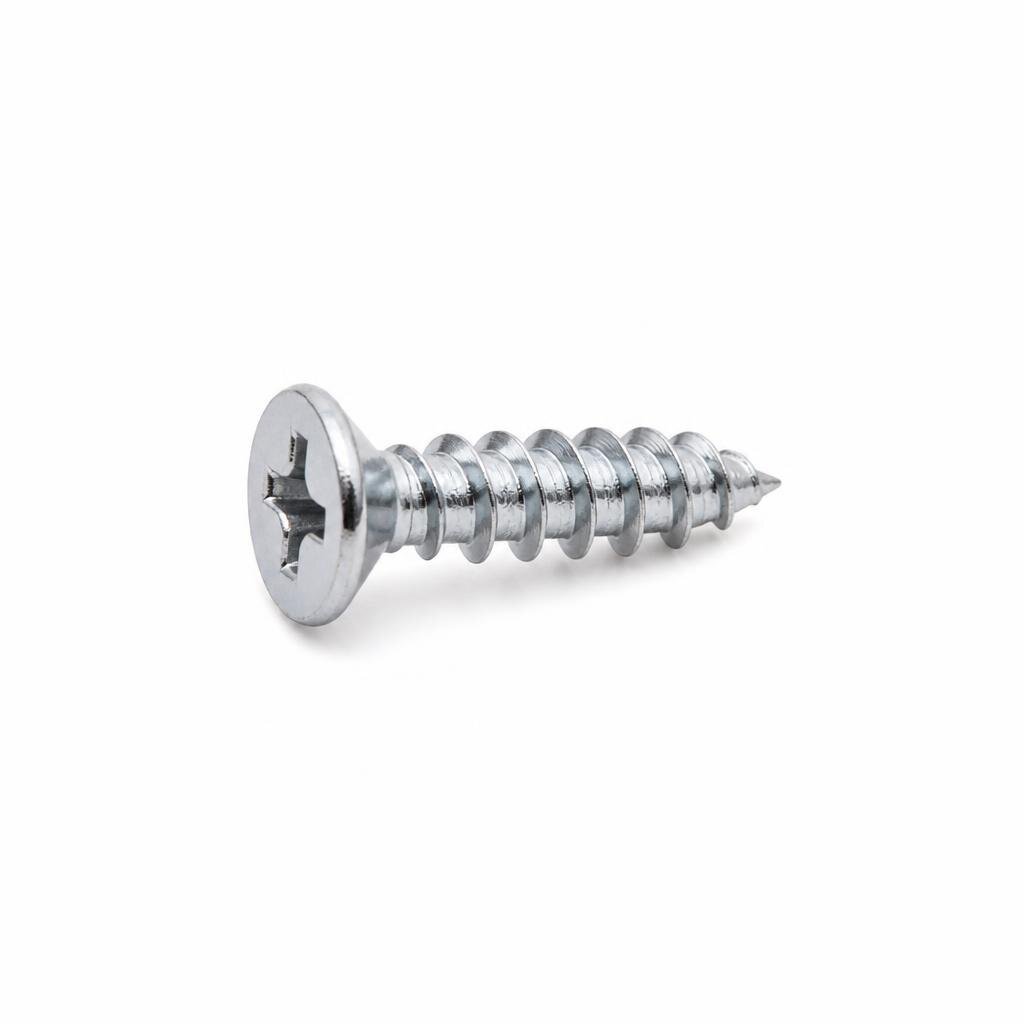 QT #6 X 3/8" FH SELF TAPPING SCREW (1000PCS/K)