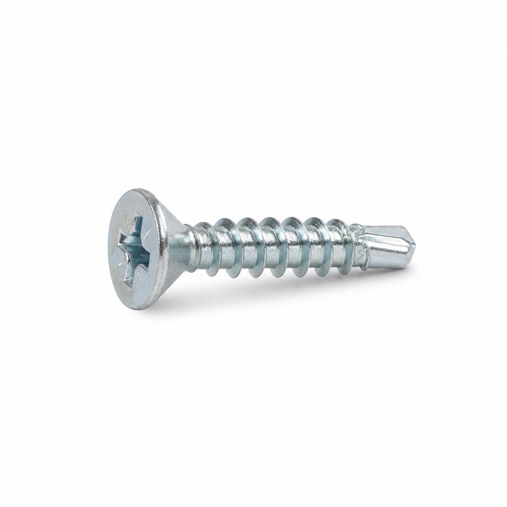QT #6 X 3/4" FH SELF TAPPING SCREW (1000PCS/K)