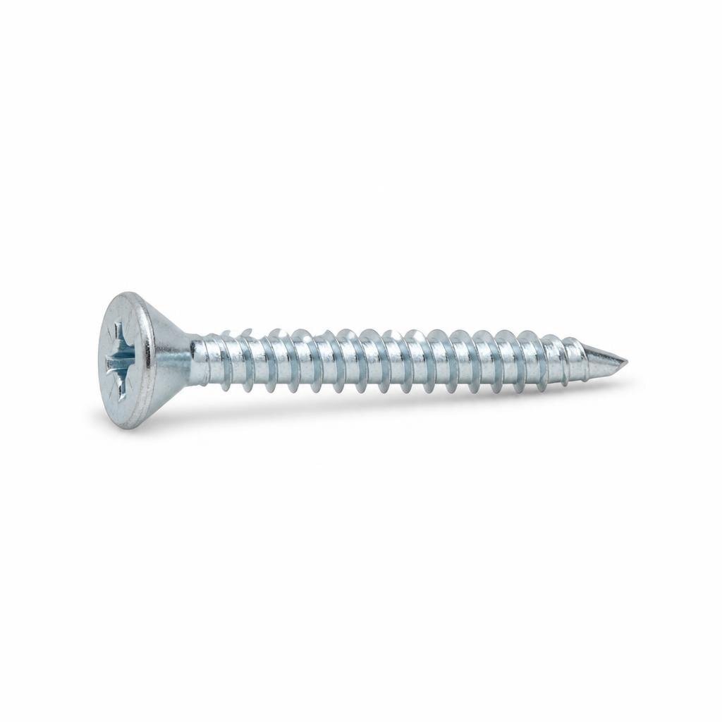 QT #6 X 1 1/4" FH SELF TAPPING SCREW (1000PCS/K)