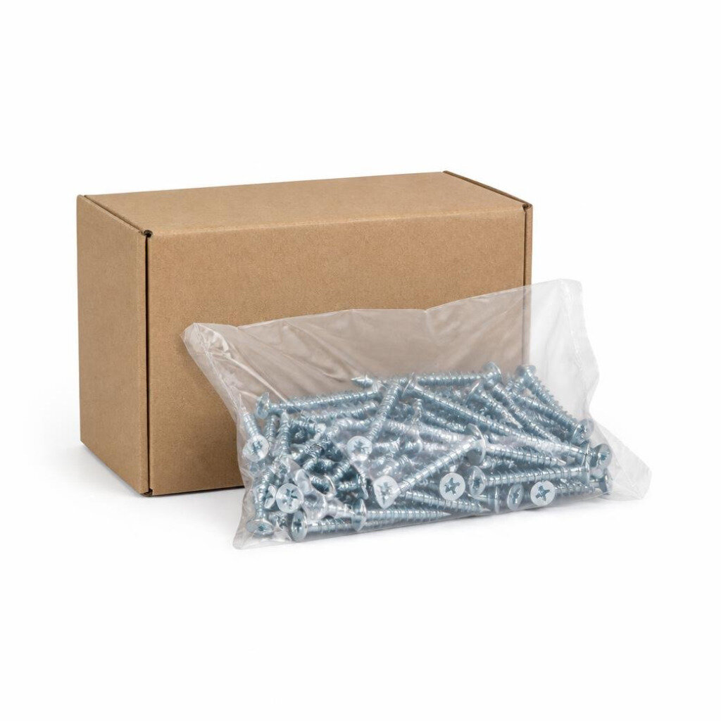 QT #6 X 3" FH SELF TAPPING SCREW (500PCS/BOX)