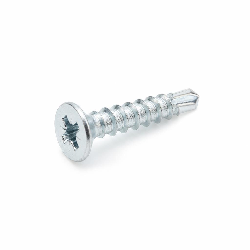 QT #8 X 3/8" FH SELF TAPPING SCREW (1000PCS/K)