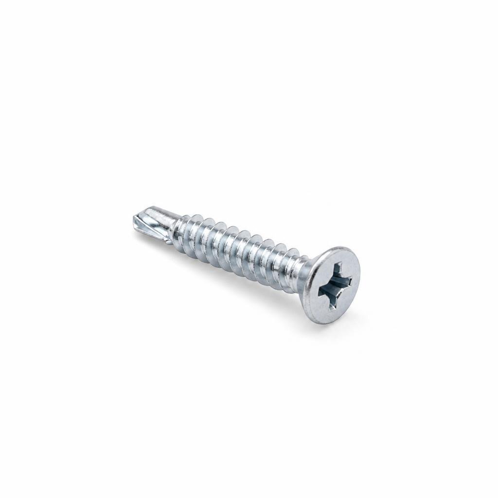 QT #8 X 1/2" FH SELF TAPPING SCREW (1000PCS/K)