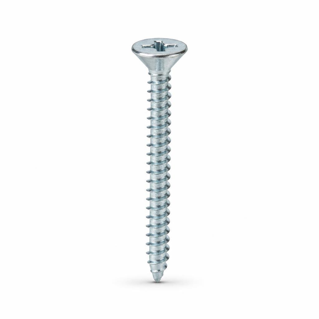 QT #8 X 1 3/4" FH SELF TAPPING SCREW (1000PCS/K)