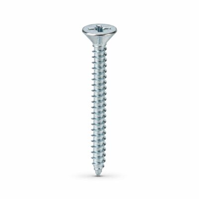 QT #8 X 1 3/4" FH SELF TAPPING SCREW (1000PCS/K)
