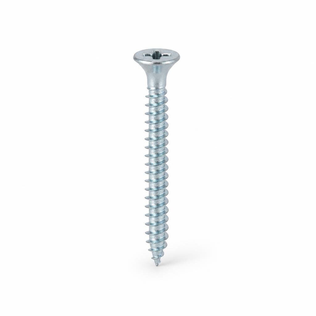 QT #8 X 2" FH SELF TAPPING SCREW (1000PCS/K)