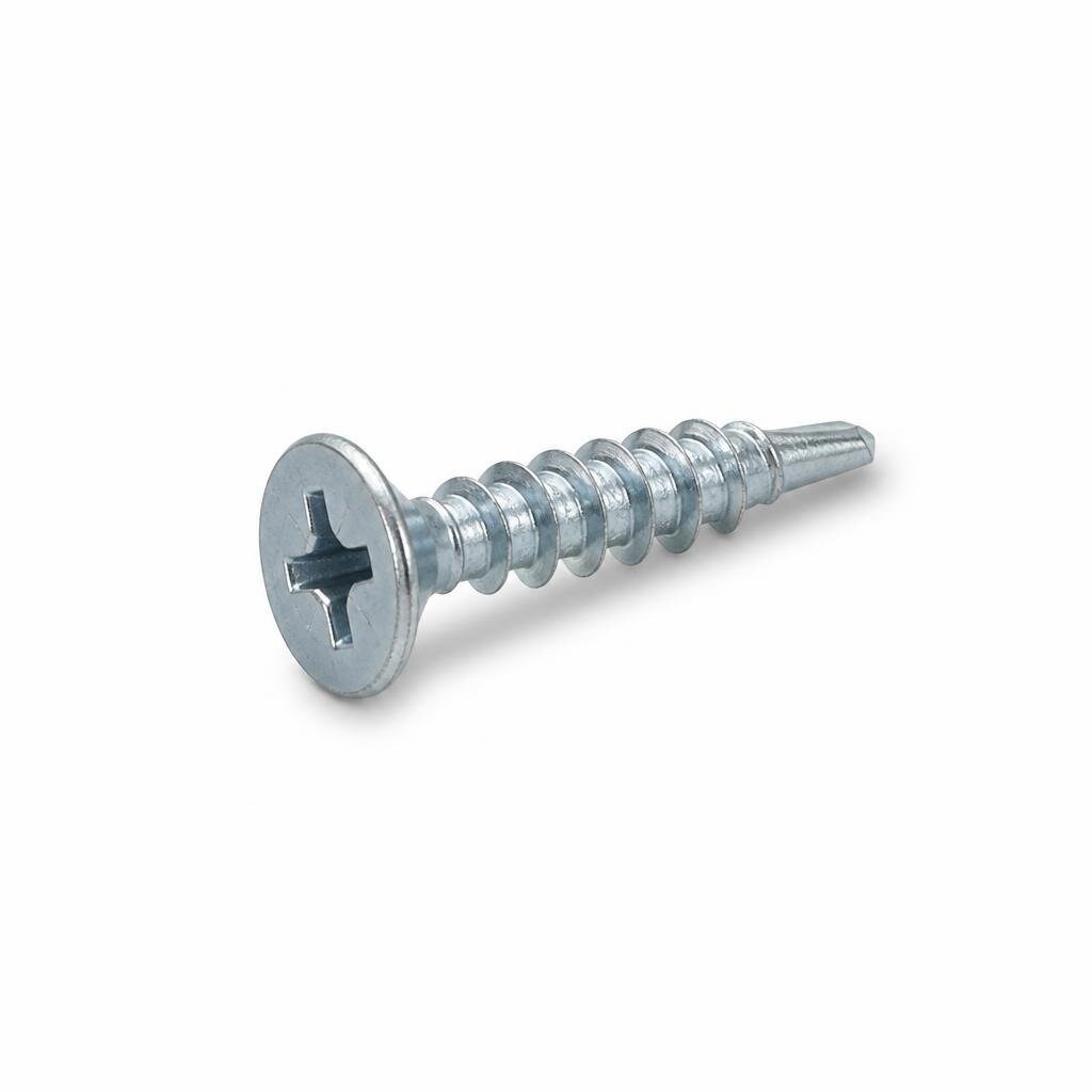 QT #10 X 5/8" FH SELF TAPPING SCREW (1000PCS/K)