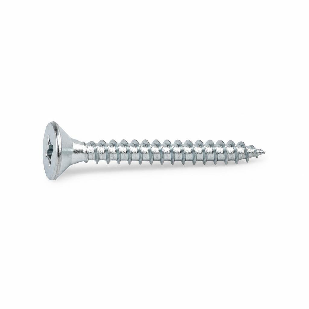 QT #10 X 1 1/4" FH SELF TAPPING SCREW (1000PCS/K)