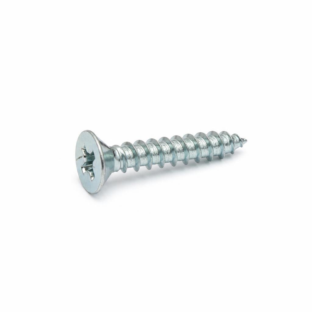 QT #12 X 5/8" FH SELF TAPPING SCREW (1000PCS/K)