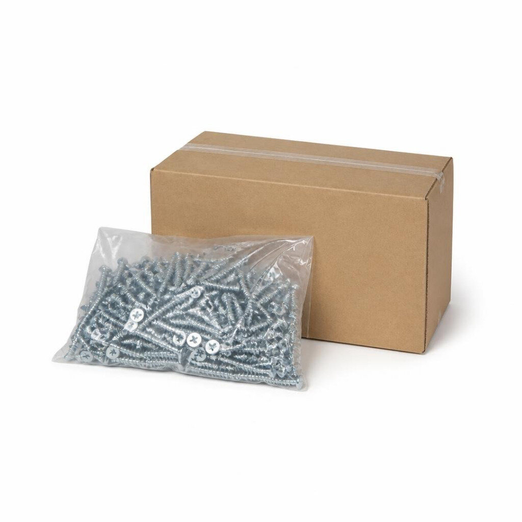 QT #12 X 1 1/4" FH SELF TAPPING SCREW (500PCS/BOX)