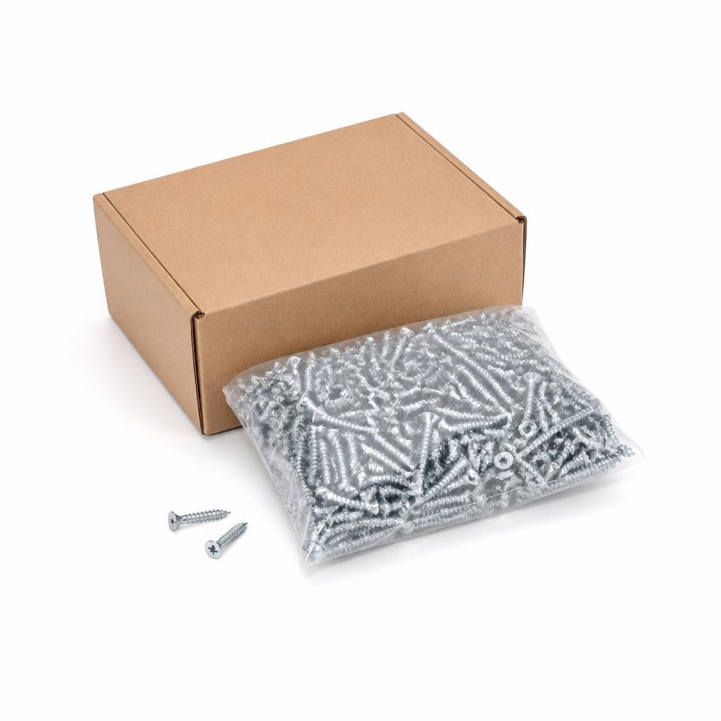 QT #12 X 2" FH SELF TAPPING SCREW (500PCS/BOX)