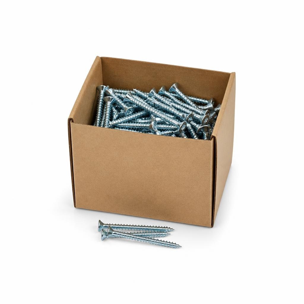 QT #12 X 2 1/2" FH SELF TAPPING SCREW (250PCS/BOX)