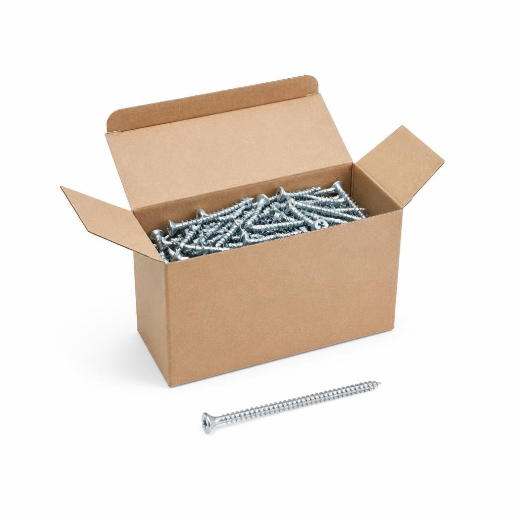 QT #12 X 3" FH SELF TAPPING SCREW (250PCS/BOX)