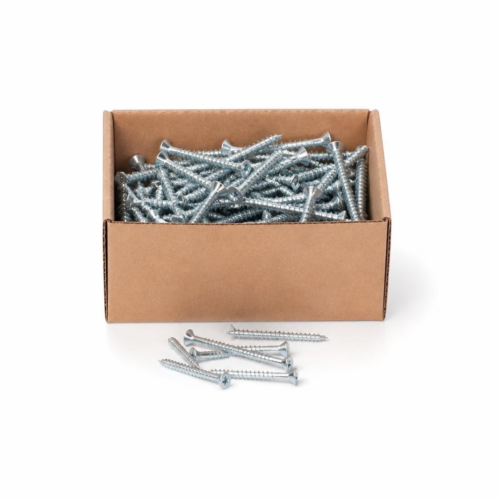 QT #12 X 4" FH SELF TAPPING SCREW (250PCS/BOX)