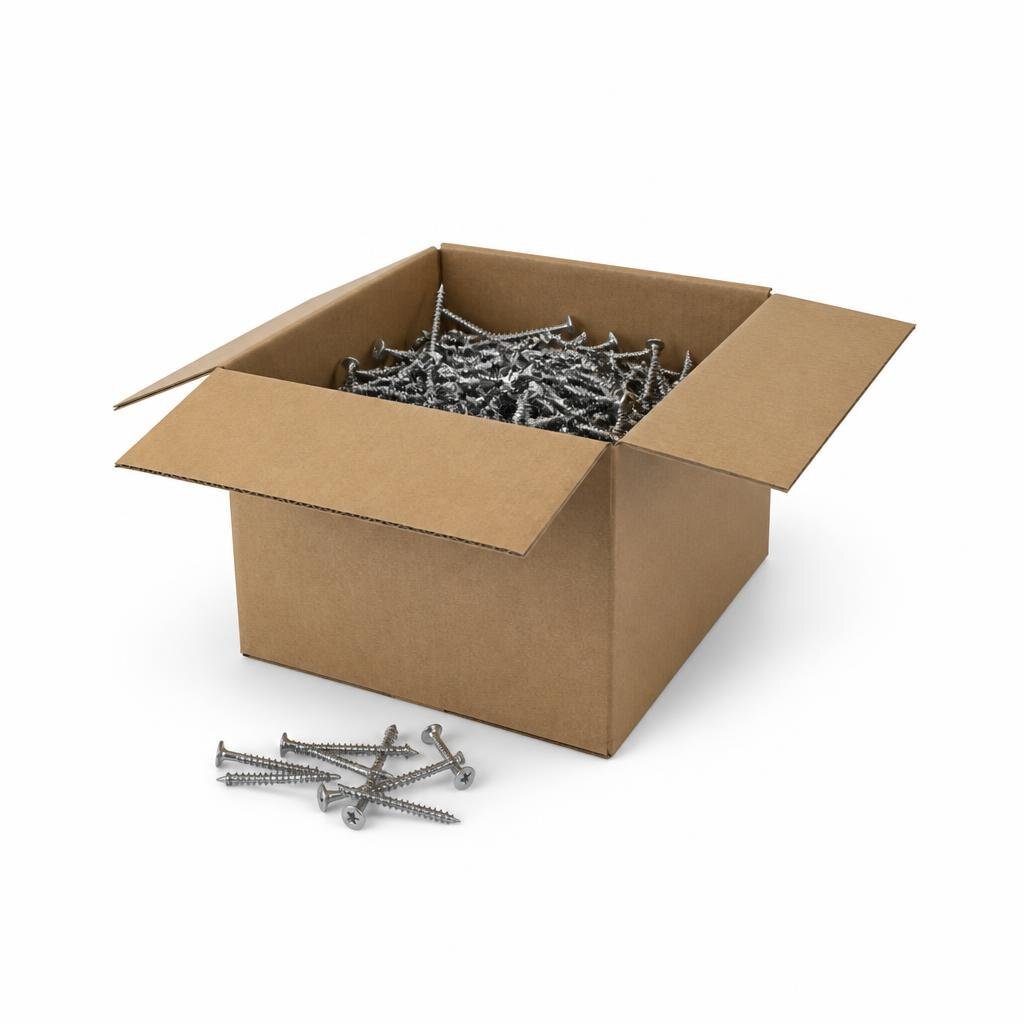 QT #8 X 2" PH SELF TAPPING SCREW (500PCS/BOX)