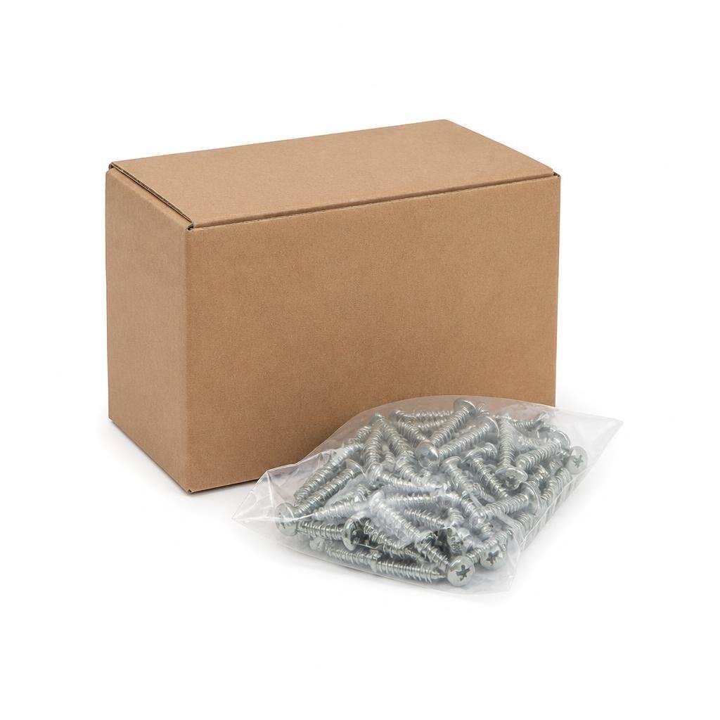QT #12 X 1" PH SELF TAPPING SCREW (500PCS/BOX)