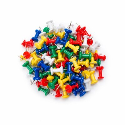 GRABBIT 70PCS PUSH PIN - CLOUR