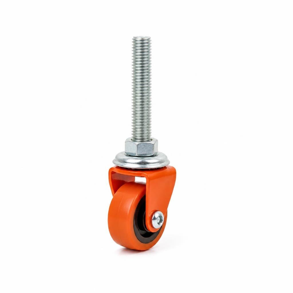 B80M 3" MEDIUM DUTY ORANGE TPP CASTOR BOLT