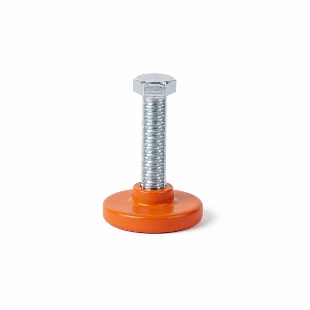 B80M 4" MEDIUM DUTY ORANGE TPP CASTOR BOLT