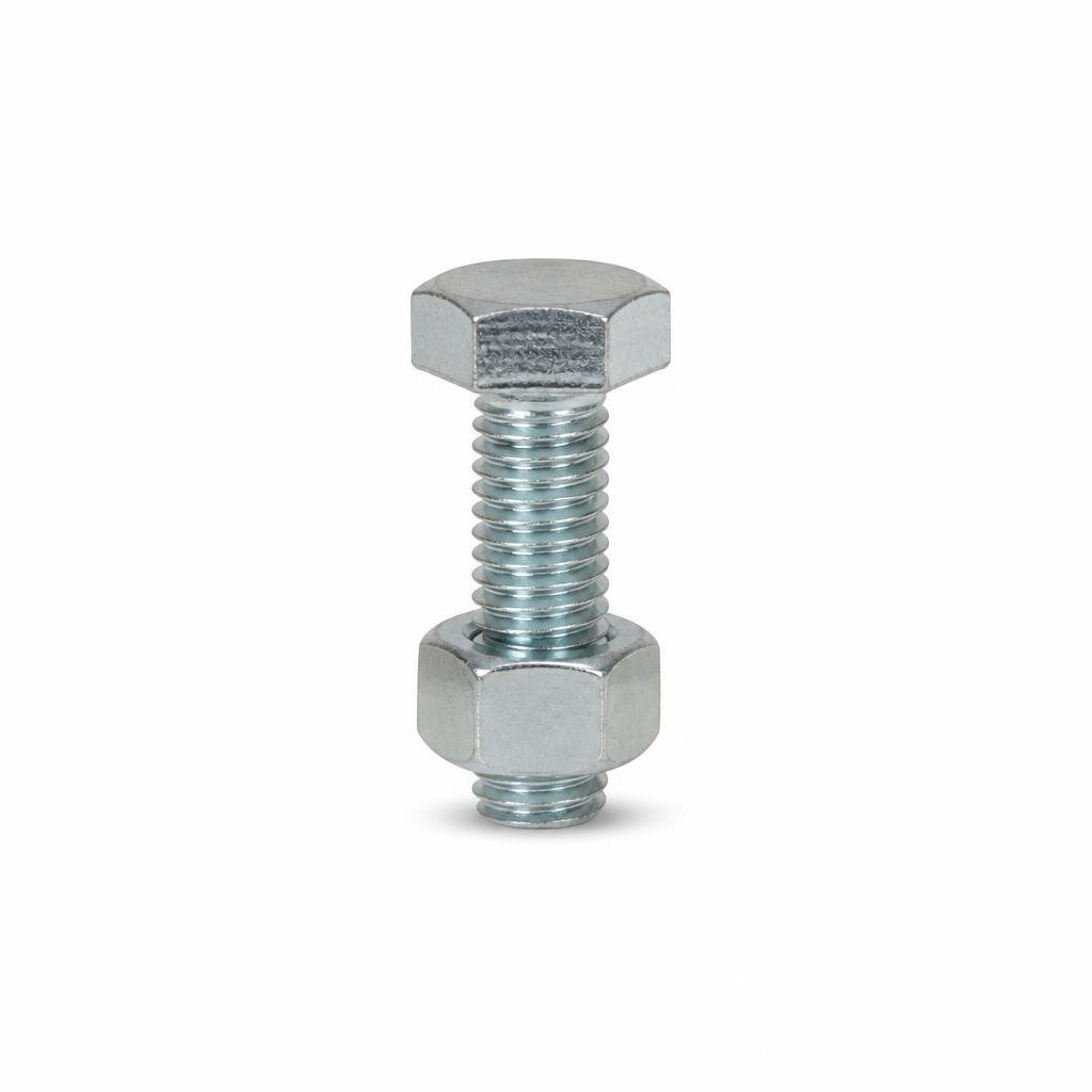 1/4" X 1/2" G.I BOLT & NUT