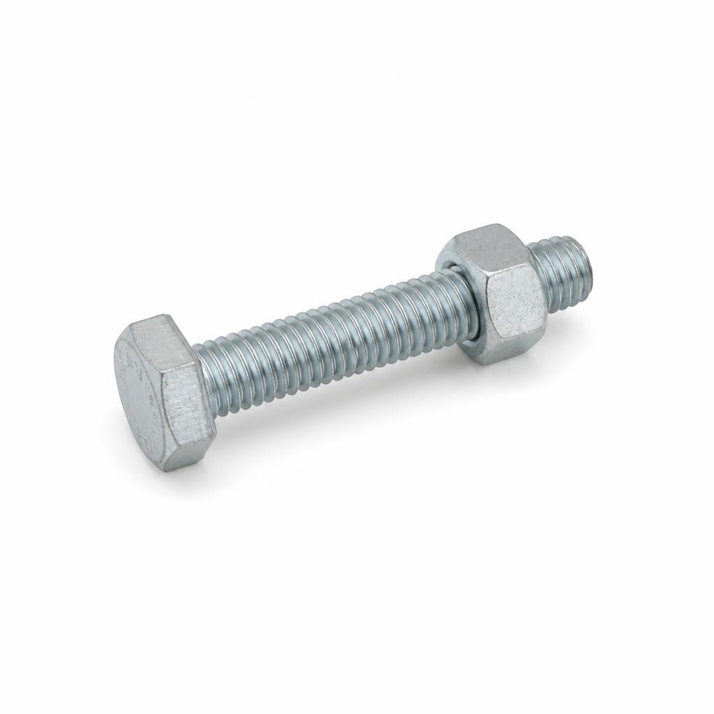 1/4" X 1 1/2" G.I BOLT & NUT