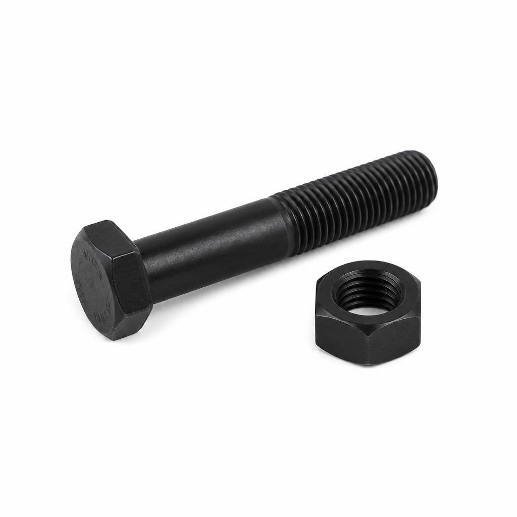 M24 X 65 BLACK BOLT & NUT SET