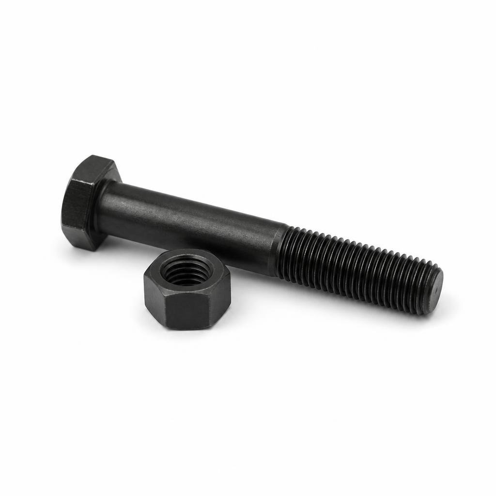 M24 X 125MM BLACK BOLT & NUT SET