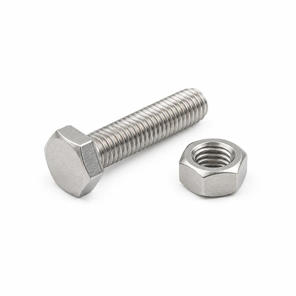 M8 X 30MM SS304 HEX BOLT & NUT