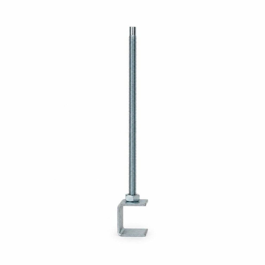 3/8" X 6FT G.I STUD ROD WITH 2" C BRACKET