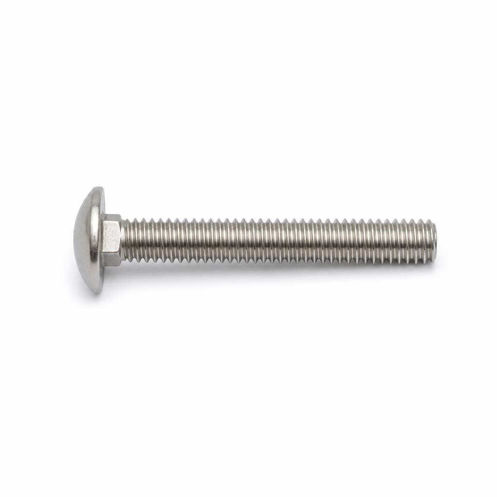 1/4" X 2 1/2" S/S ROUND HEAD BOLT