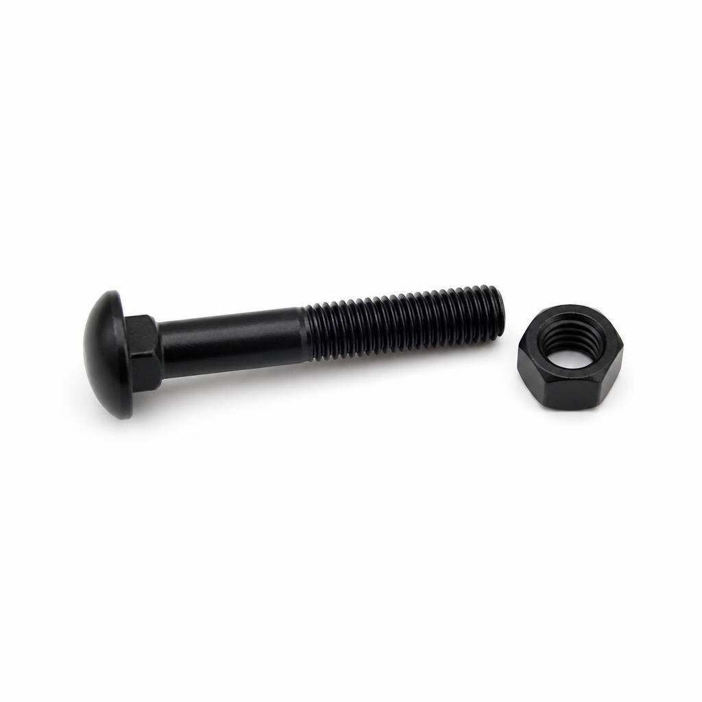 BLACKRINO M5 X 40MM ROUND HEAD BOLT & NUT