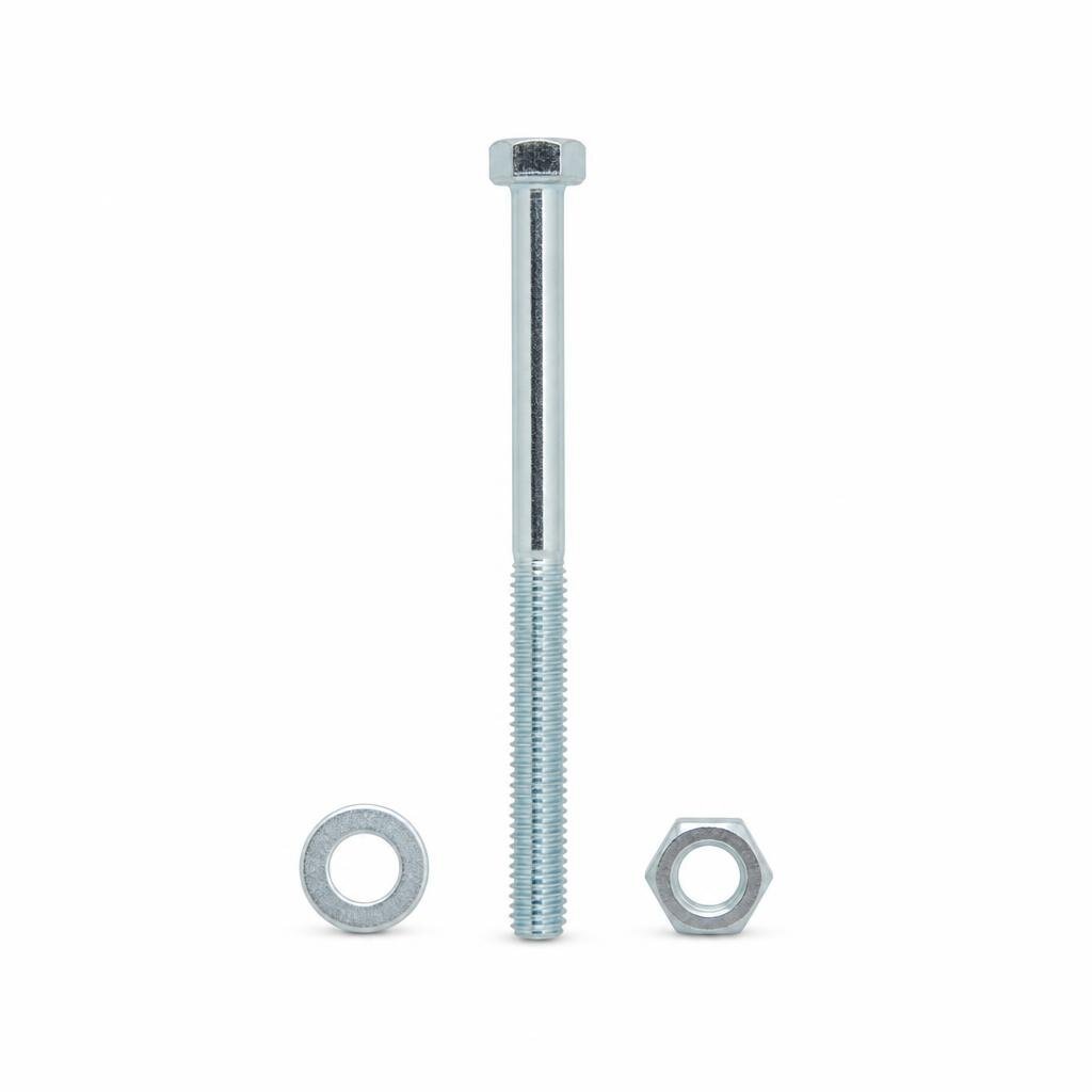 M5 X 60 Z/P M/S & F.W & NUT