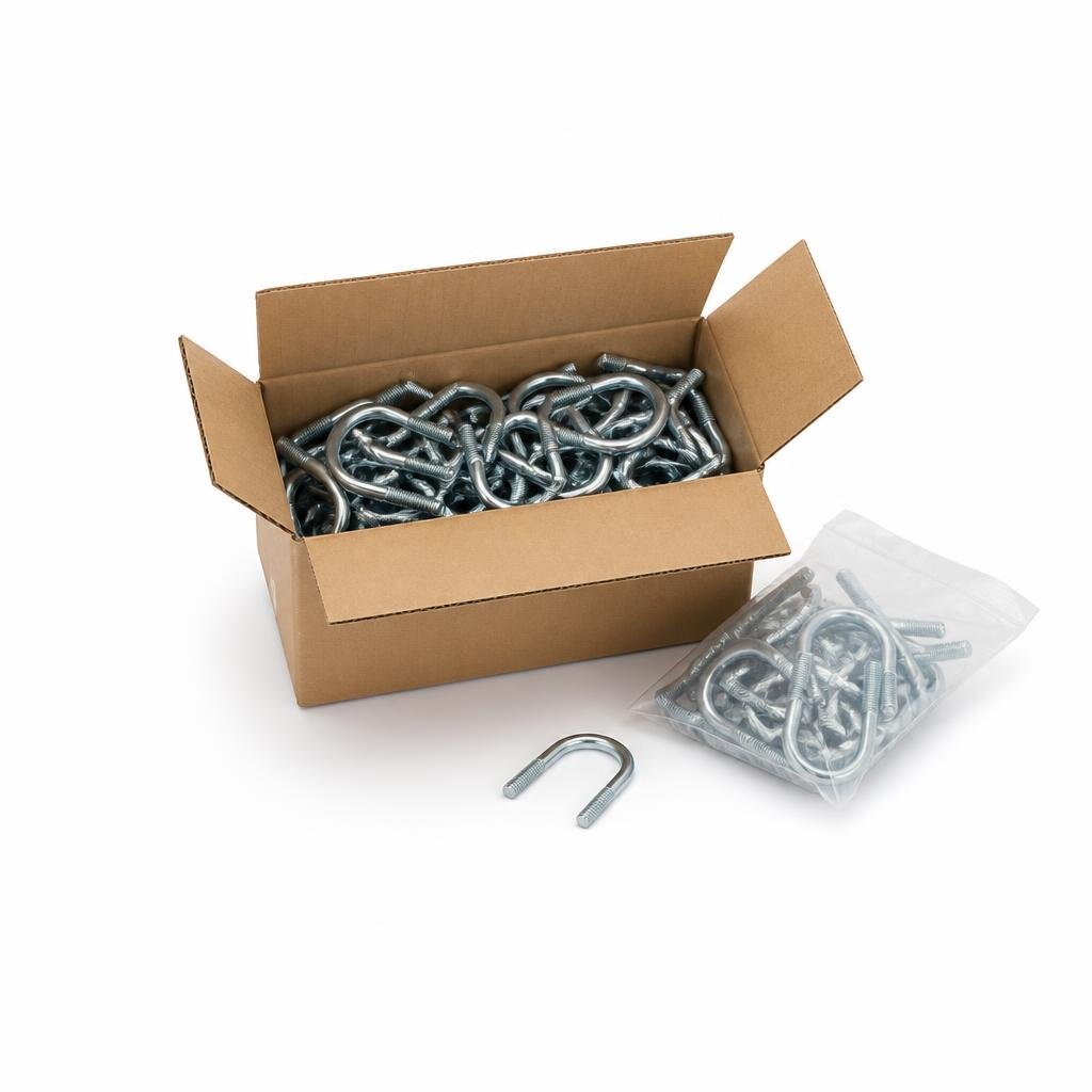 1/4" X 1 1/4" G.I U-BOLT (100PCS/PKT)