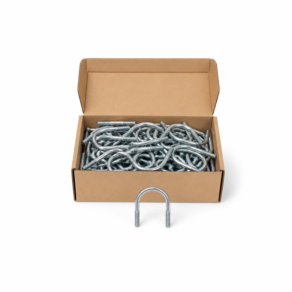 1/4" X 2 1/2" G.I U-BOLT (100PCS/PKT)