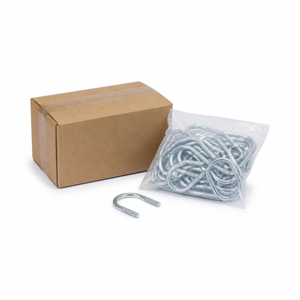 1/4" X 3" G.I U-BOLT (100PCS/PKT)