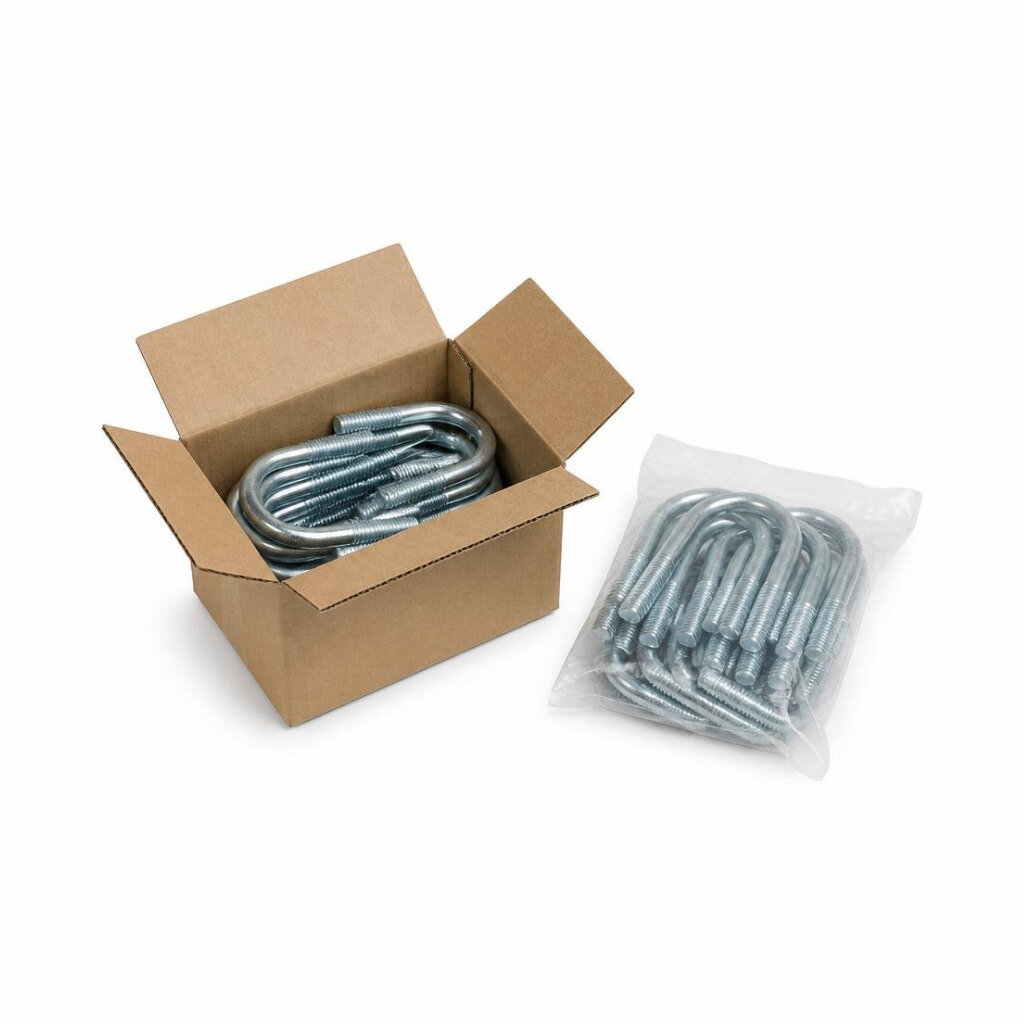 3/8" X 6" G.I U-BOLT (50PCS/PKT)