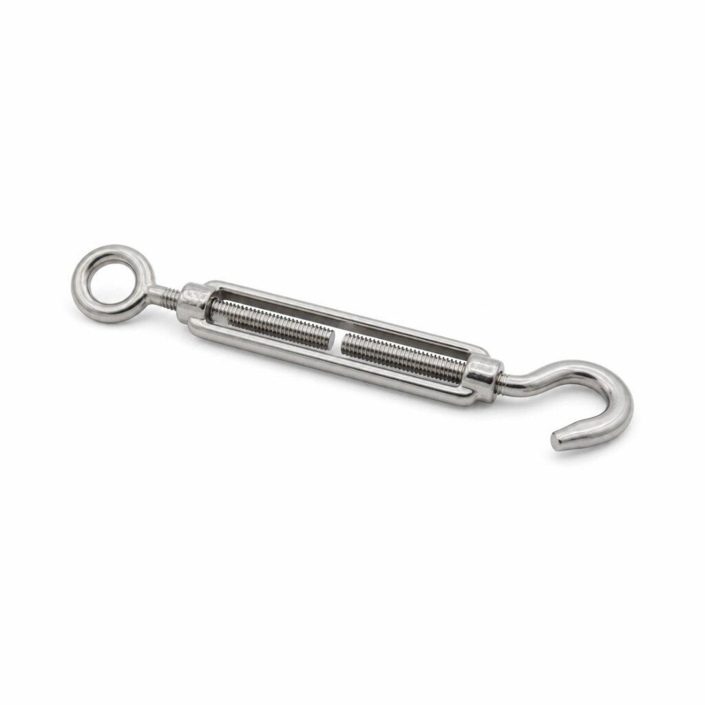 NIETZ M10 SS304 EYE/HOOK TURNBUCKLE DIN 1480 - 160247