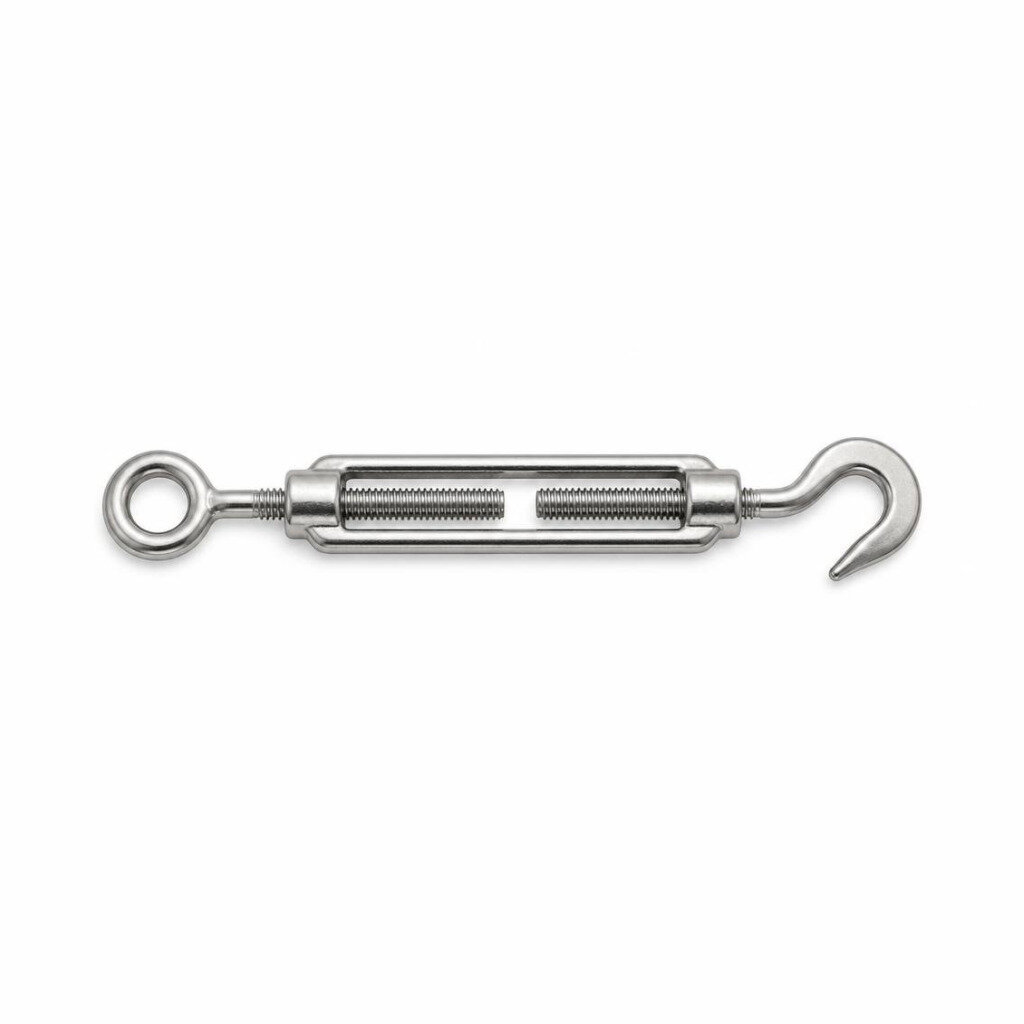 NIETZ M12 SS304 EYE/HOOK TURNBUCKLE DIN 1480 - 160248