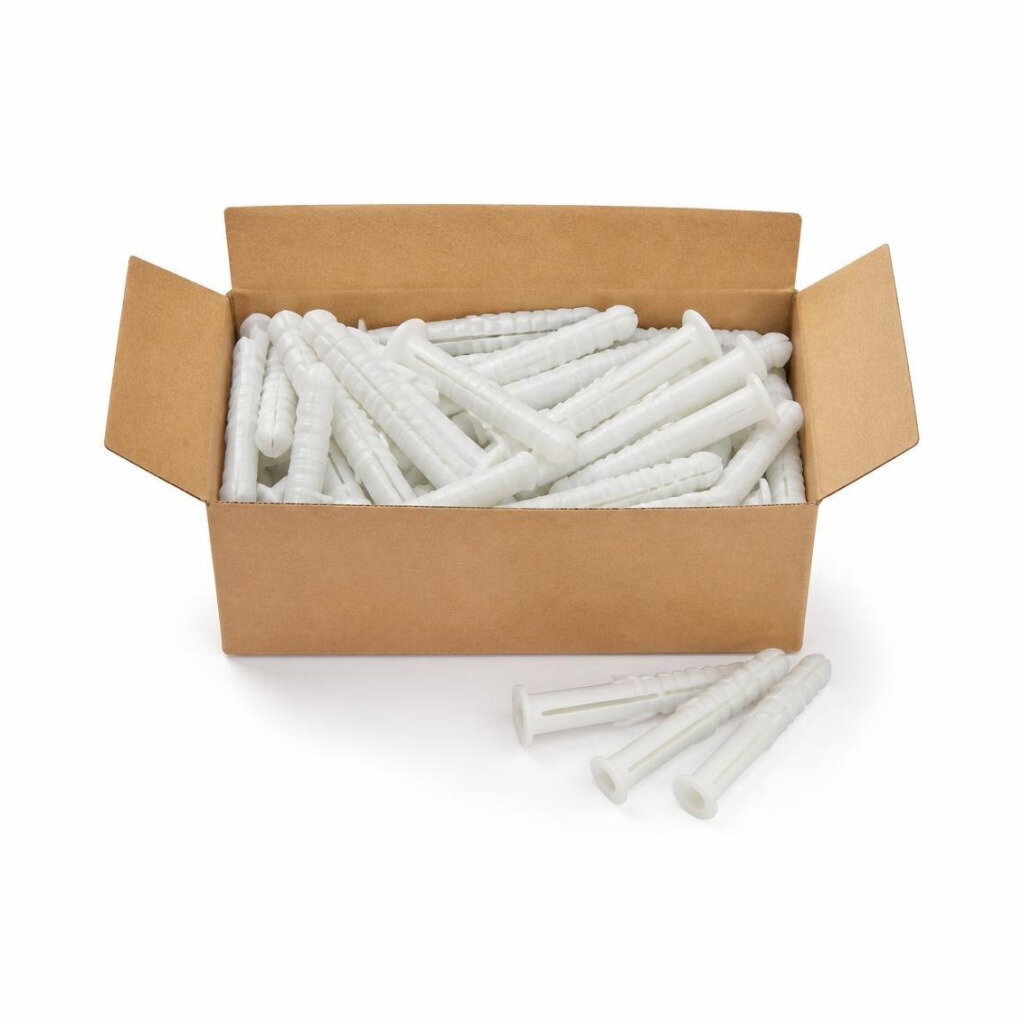 M-#8 X 3" NYLON WALL PLUG DRIVE ANCHOR - 100PCS/BOX (8X80)