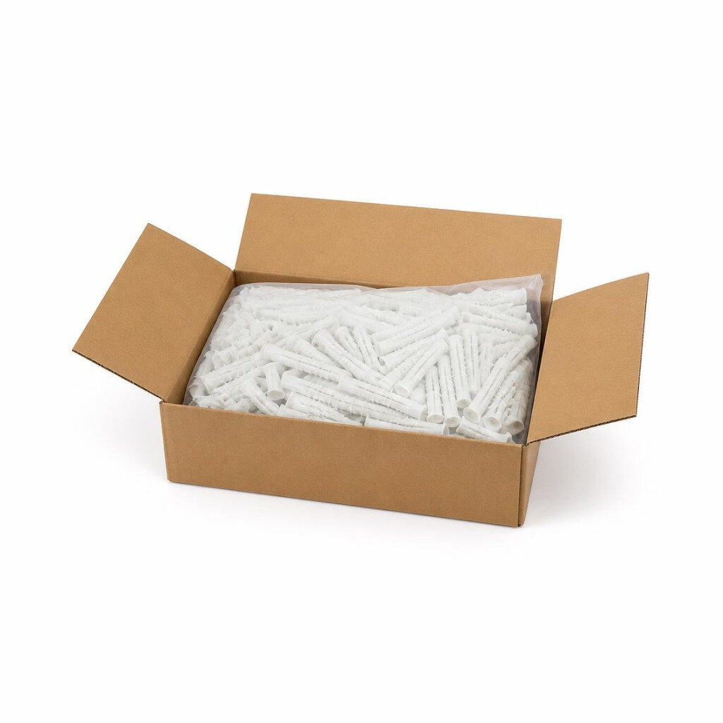 M-#8 X 4" NYLON WALL PLUG DRIVE ANCHOR - 100PCS/BOX (8X100)