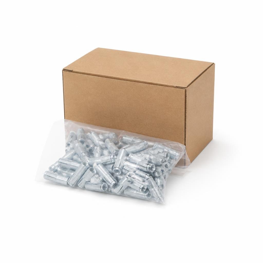 1/4" DROP IN ANCHOR (100PCS/BOX)