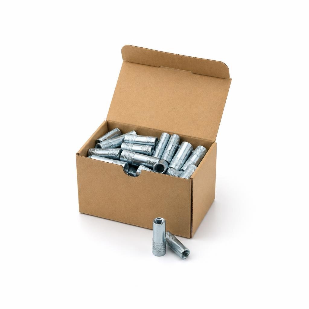M8 DROP IN ANCHOR (100PCS/BOX)