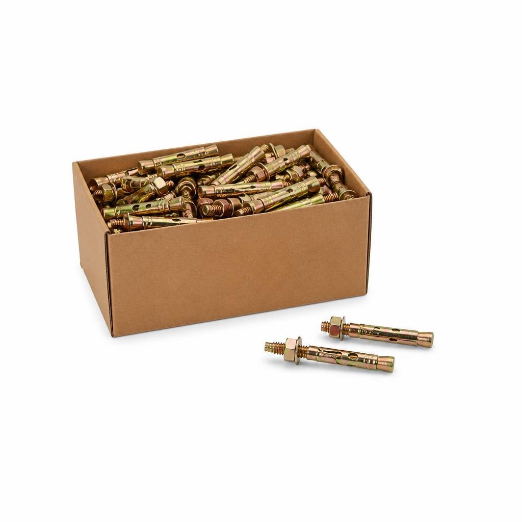 QT 3/8" X 3" SLEEVE ANCHOR (WALL PLUG) - SIRIM (100PCS/BOX)