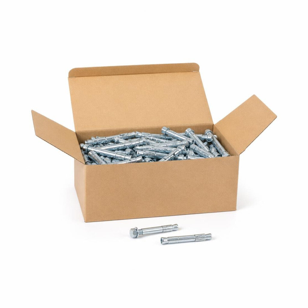 QT 3/8" X 4 1/2" 1-SLEEVE ANCHOR (WALL PLUG) - SIRIM (100PCS/BOX)