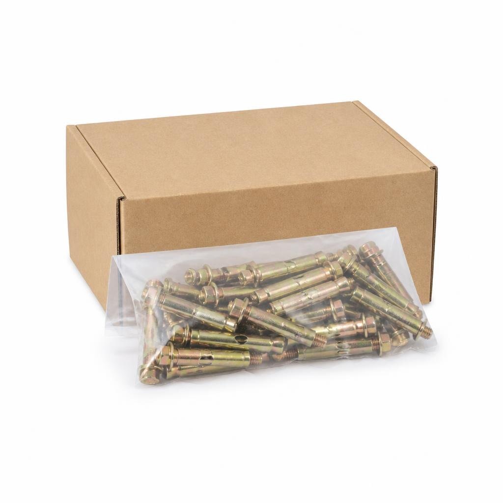 QT 1/2" X 4" SLEEVE ANCHOR (WALL PLUG) - SIRIM (50PCS/BOX)