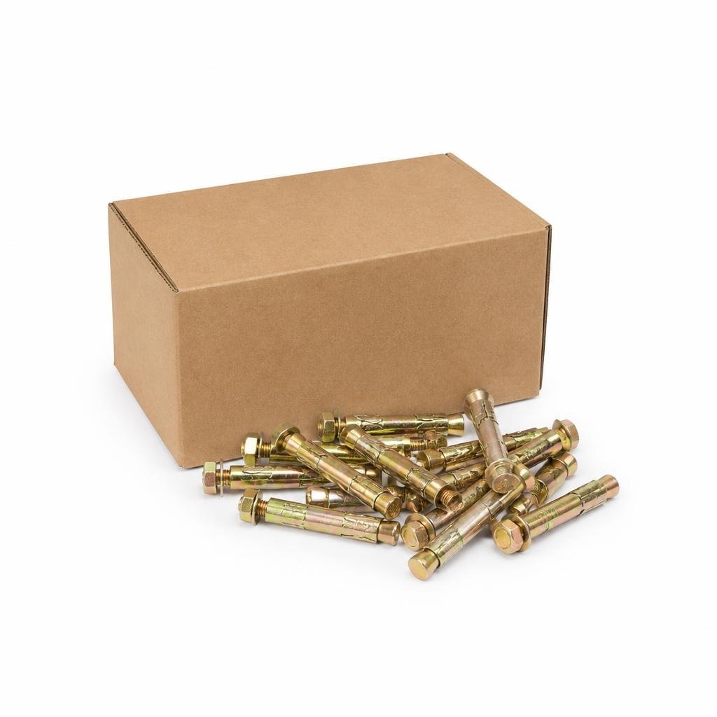 QT 1/2" X 5" SLEEVE ANCHOR (WALL PLUG) - SIRIM (50PCS/BOX)