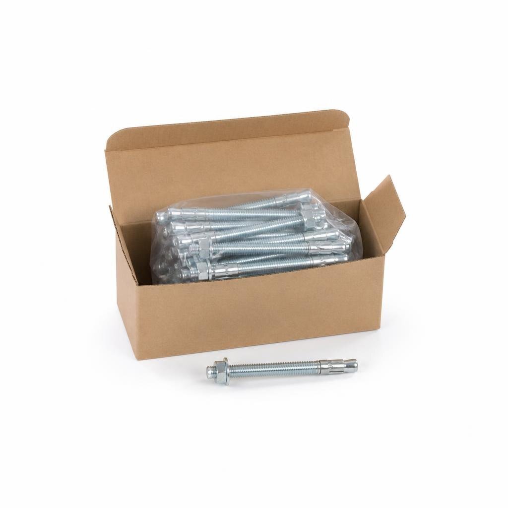 QT M8 X 90MM ZP PK WEDGE ANCHOR (100PCS/BOX)